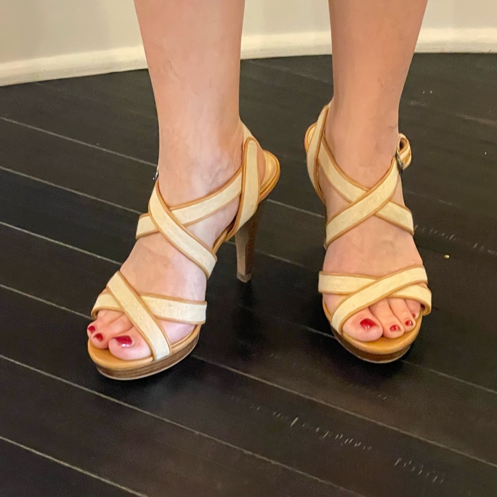 Kelly and Katie tan shoes. Size 6 1/2.